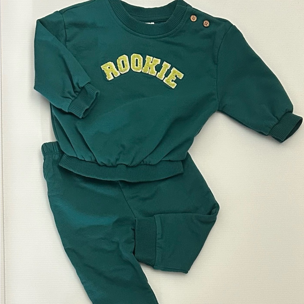 Cat & Jack Teal Baby Outfit